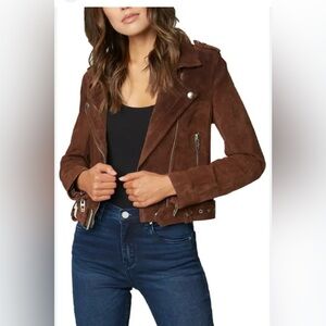 Blank NYC Suede moto jacket